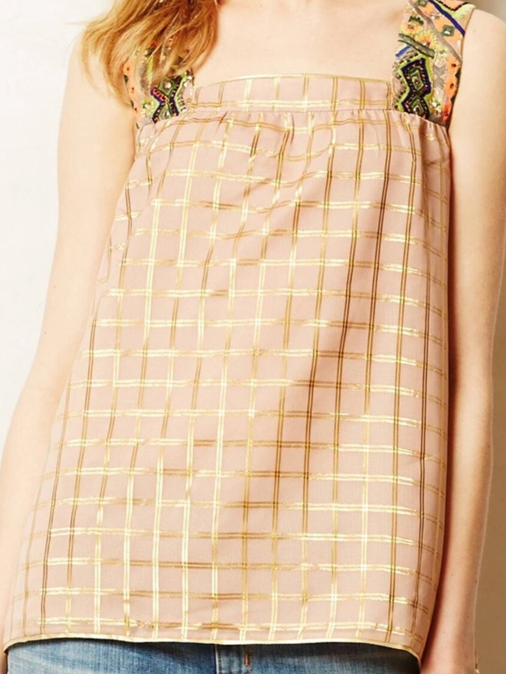 Anthropologie🔥🔥New WithOUT Tags🔥🔥 "Sunlight Hours Tank" by Vineet Bahl Size XS